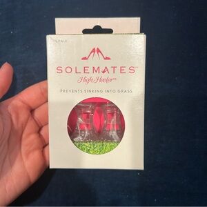 Solemates High Heeler Clear and Silver Speckle heel protector